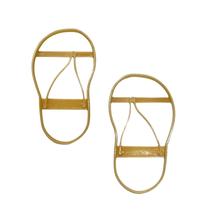 Flip Flop Sandals Left And Right Feet Set Of 2 Cookie Cutters Made In USA PR1794 - £4.73 GBP