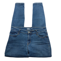 Old Navy Womens Super Skinny Mid Rise Jeans Size 6 Dark Wash Stretch - £17.72 GBP