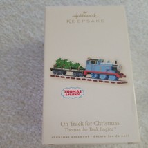 NEW NIB Hallmark Keepsake &quot;On Track For Christmas&quot; Thomas and Friends Ornament - £13.12 GBP