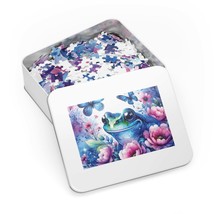 Jigsaw Puzzle in Tin, Frog, Personalised/Non-Personalised, awd-409 (30, 110, 252 - £28.22 GBP+