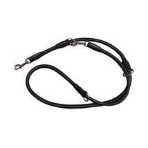 Dogs &amp; Co Rolled Police Leather Training Lead, Wide, Black  - £87.92 GBP