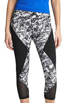 Gap Womens Black White Abstract Print GSpeed Capri Leggings Tghts, XS  6... - £11.64 GBP