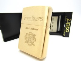 Four Roses Bourbon Solid Brass ZIPPO 1996 MIB Rare - £160.42 GBP