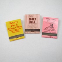 3 Matchbook Covers Roberts Pipe &amp; Tobacco Shop, The Board Walk, Little Caleta CA - £11.84 GBP