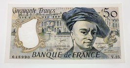 1981 France 50 Francs Note in About Uncirculated Condition Pick #152b - $62.36