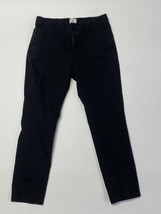 H&amp;M Jeans Mens 32/30 Black Wash Denim Skinny Fit Pull On Pants 4 Pocket ... - $11.58
