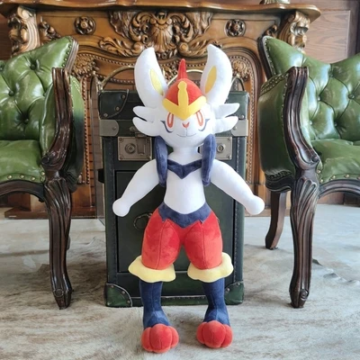 New Pokemon Large Cinderace Pyrobut Soft Stuffed Animal Doll Liberlo ...