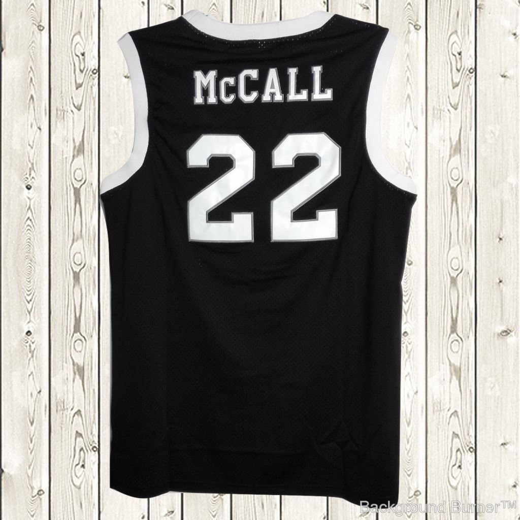 Quincy McCall Stitched Jersey Crenshaw #22 Love and Basketball Epps Sewn Black - $25.49