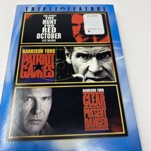 Patriot Games, Hunt for Red October Triple Feature Brand New DVD Jack Ryan Coll. - £7.06 GBP