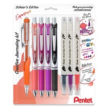 Pentel EnerGel RTX Retractable Liquid Gel Pen Kit-Journaling Expressions... - $60.49