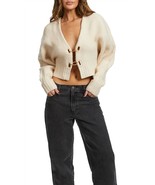 Cult Gaia casella cardigan in Off White - size M - £182.73 GBP