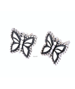 John Hardy JAI Butterfly Stud Ear Stud Sterling Silver Earrings 1/2&quot; NIB - $147.00