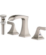 Bathfinesse 8 Inch Widespread Bathroom Faucet 3 Hole 2 Handle Brushed, Free - £81.69 GBP