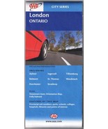 Ontario Road Map AAA London &amp; Surrounding Area 1002-2003 - £3.48 GBP
