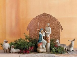 The Holy Family Complete SMALL-SCALE 6 Pieces Nativity Set By Demdaco - £219.34 GBP