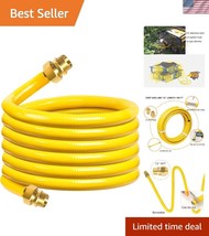 100FT Flexible and Explosion-Proof 1/2&quot; Stainless Steel Gas Line for Hom... - $119.99