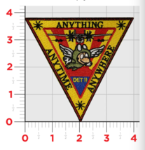 NAVY VRC-40 DET II FLYING TOADS EMBROIDERED HOOK &amp; LOOP PATCH - $39.99