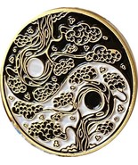 RecoveryChip Sakura Tree Cherry Blossom Ying Yang Black and White Sereni... - £7.90 GBP