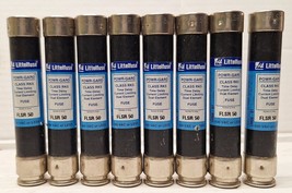 New Lot of 8 Littelfuse FLSR50 Time Delay Fuse 50A 600Vac - $59.00