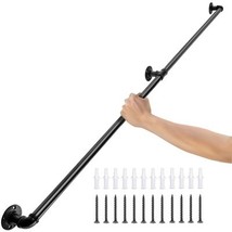 VEVOR Pipe Stair Handrail, 7FT Staircase Handrail, 440LBS Load Capacity ... - $75.22