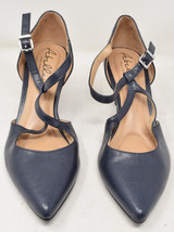 Abella Womens Seneca Navy Leather Pointed Toe Pumps 6M - £39.56 GBP
