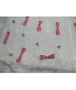 2 x Christmas Holidays Garland Red Green White Plastic Bows Hanging  Dec... - £10.34 GBP