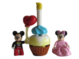 LEGO Duplo Disney Figure Mickey &amp; Minnie Mouse With Balloon Cupcake 10597 - £9.88 GBP