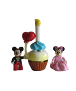LEGO Duplo Disney Figure Mickey &amp; Minnie Mouse With Balloon Cupcake 10597 - £9.77 GBP