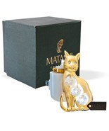 Matashi 24K Gold Plated Childrens Kitty Cat Colorful LED Nightlight with... - $399.57 MXN
