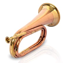 Pure Copper  Bugle Copper/Brass to Play Decorative Gift - £36.34 GBP