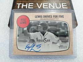 2017 Topps Heritage Minors Fantastic Feats Autographs #FFAKL Kyle Lewis 40/99 - £52.41 GBP