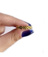 14k yellow gold flower ring, Floral gold band, 14K yellow gold floral ba... - €223,18 EUR+