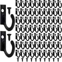 100 Pcs Wall Mounted Single Hook Robe Hooks Coat Hooks and 110 Pcs Screw... - £20.38 GBP