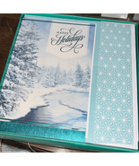 Hallmark Deluxe Holiday Cards with designed self sealing envelopes &amp; sea... - €10,09 EUR