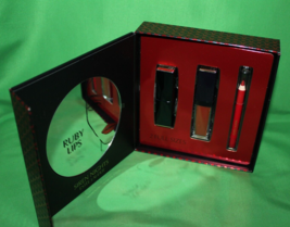 Estee Lauder Siren Nights Ruby Red Lips Box Makeup Beauty Set Full Size - $34.64
