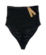 New Skims Womens L Sheer Sculpt High Waisted Thong Light Shapewear Onyx ... - $36.29 CAD