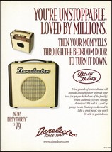 1999 Danelectro Dirty Thirty guitar amplifier advertisement 8 x 11 amp ad print - £3.14 GBP