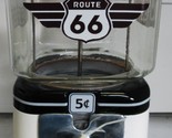Acorn Nickel Round Gumball Dispenser Route 66 Theme Circa 1950&#39;s - £317.51 GBP