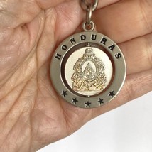 Honduras Spinner Medallion Keychain Souvenir Screw Open Key Ring 1.3in - £14.93 GBP