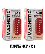 (2) Absolute Magnetic Nail Polish Magnet Pattern Rings (Chevron Magnetic) - $256.40 MXN