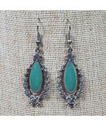 Vintage Tribal Southwestern Earrings Green w/ Silver Tone 2.25 Inch Dang... - €12,55 EUR Vintage Tribal Southwestern Earrings Green w/ Silver Tone 2.25 Inch Dang... - €12,55 EUR