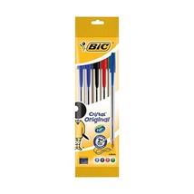 BiC Cristal Original 1.0 mm Ball Pen - Multi-coloured, Pack of 5  - $15.00