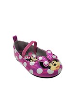 Disney Minnie Mouse Baby Girl Ballet Flat, Size 4 Color Pink - £12.44 GBP