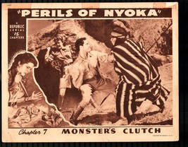 Perils of Nyoka 11&quot;x14&quot; Lobby Card Clayton Moore Kay Aldridge - £55.57 GBP