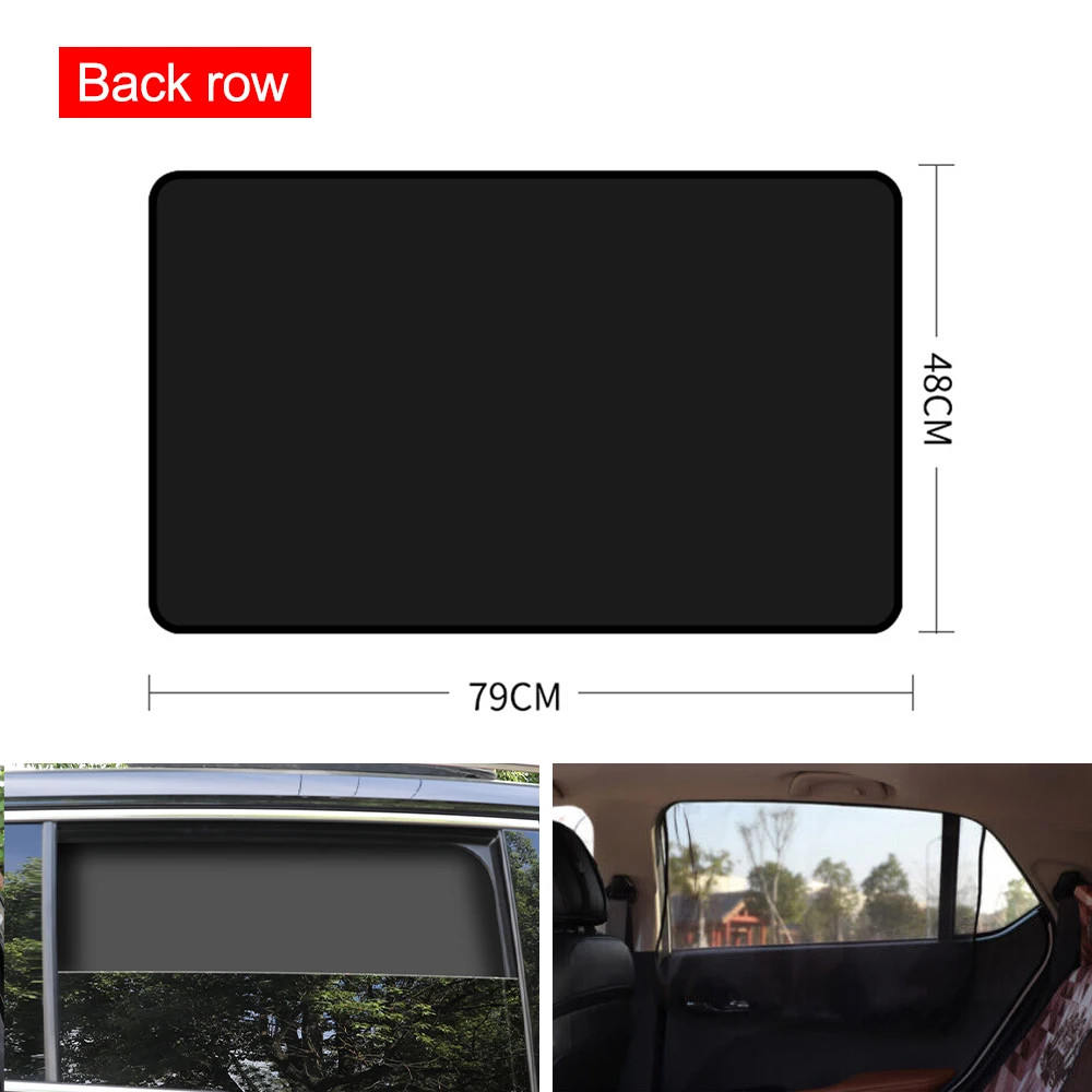 R uv protection curtains sun visor double sides window curtain sunscreen protector film thumb200