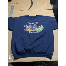 Walt Disney World 2009 Sweatshirt XL Unisex, Navy Blue Characters Hanes ... - £37.02 GBP