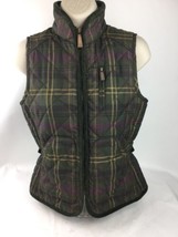 Lauren Ralph Lauren Used Women&#39;s Multi green Color Plaid Vest Size Petite P/P - £32.87 GBP