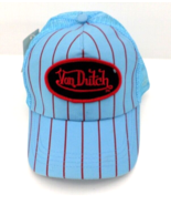 NEW Von Dutch Men&#39;s Baseball Trucker-Style Hat Cap Snapback Light Blue M... - £17.17 GBP
