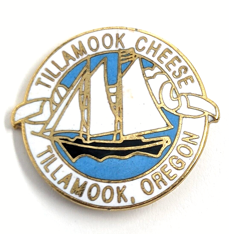 VTG Tillamook Cheese Oregon Morning Star Ship Advertise Pin Souvenir Col... - $16.99