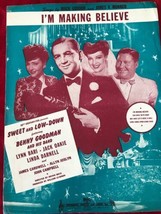 Vtg I&#39;m Making Believe From Sweet And LOW-DOWN 1944 Movie Music w/ Benny Goodman - £8.68 GBP
